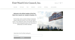 Desktop Screenshot of firstwardhouston.org